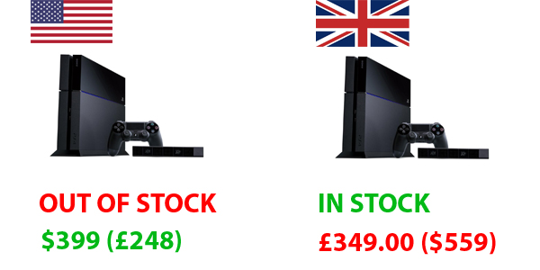 ps4 price usa