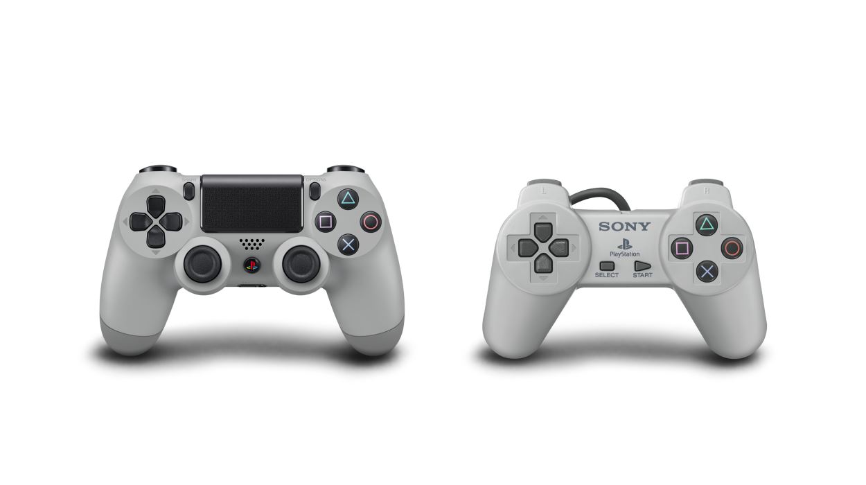 Original PlayStation Themed DualShock 4 Controller