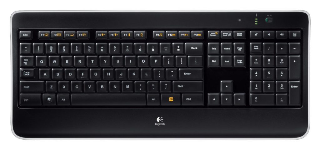 Logitech Wireless Illuminated Keyboard