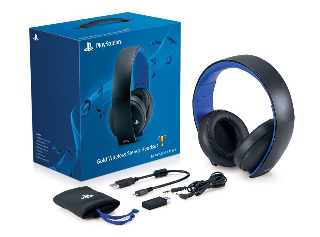 PlayStation Gold Wireless Stereo Headset