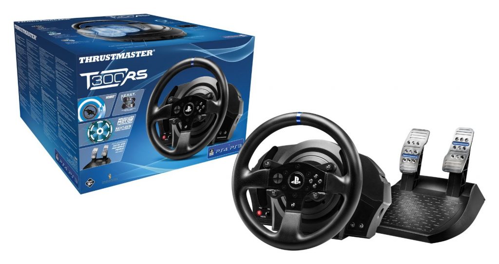 Thrustmaster T300 RS steering wheel