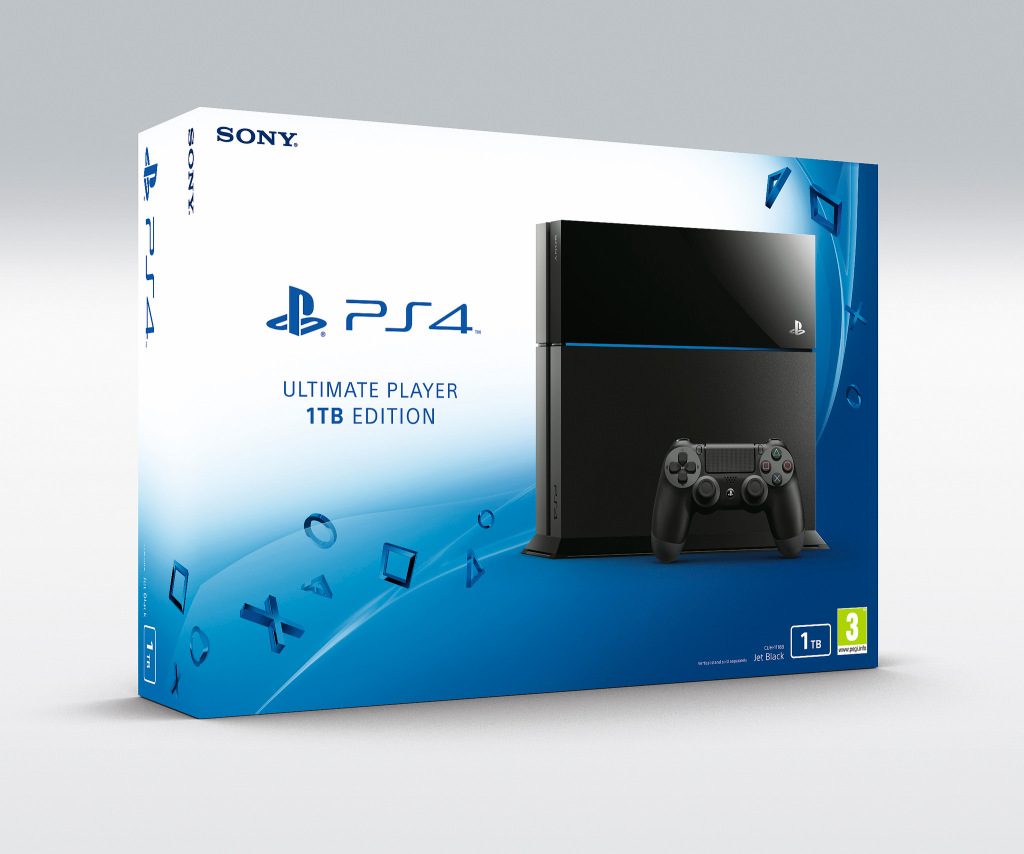 The 1 TB PlayStation 4