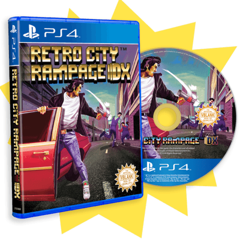 Retro City Rampage DX ps4 box rare