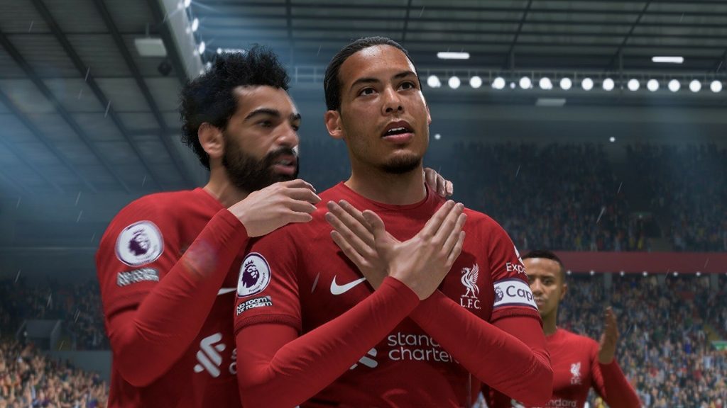 Virgil Van Dijk and Salah FIFA 23